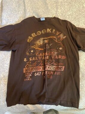 Vintage style faded tee shirt